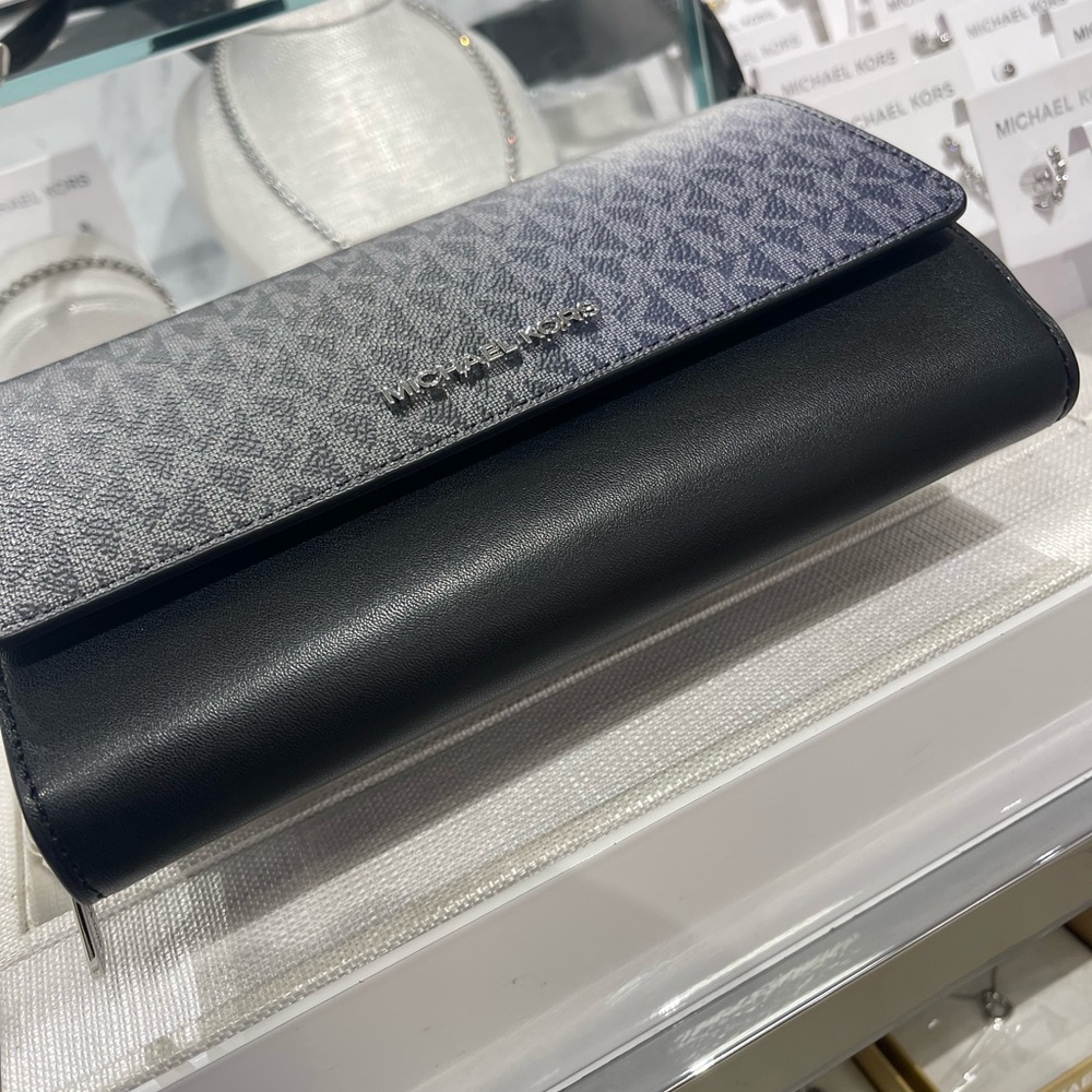 Michael Kors Black and Blue Crossbody Bag - Picture 15 of 16